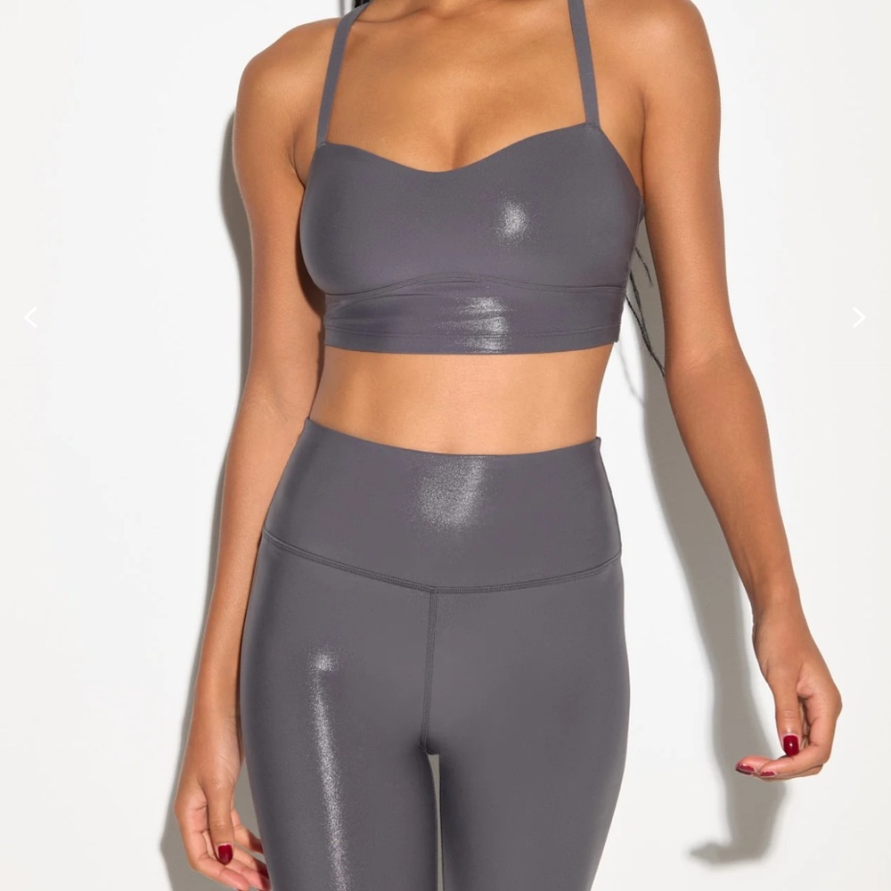 Spiritual Gangster SET Dark Gray Activewear Set - Picture 3 of 6